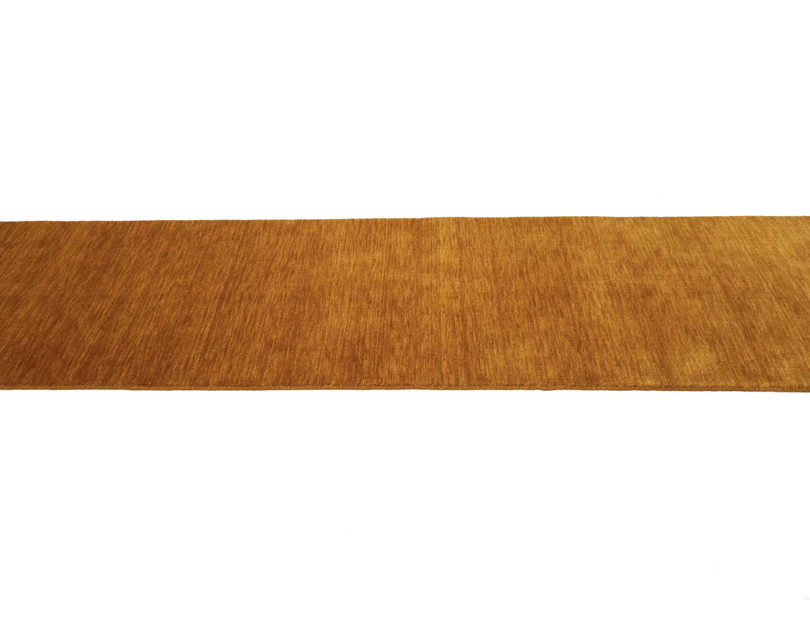 Orange Modern Solid 3X10 Gabbeh Oriental Runner Rug - 7