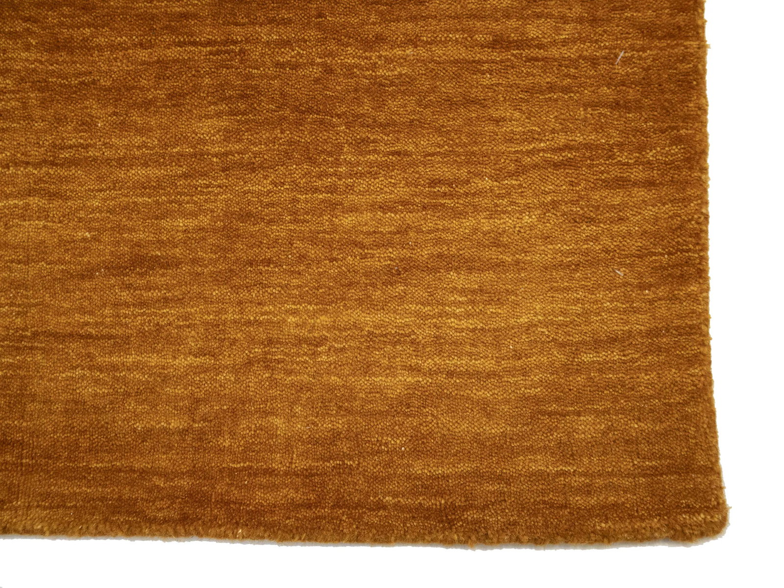 Orange Modern Solid 3X10 Gabbeh Oriental Runner Rug - 9