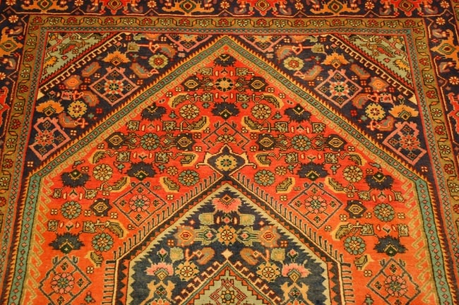 Persian BIJAR RUG 4'2" x6'6" - 6
