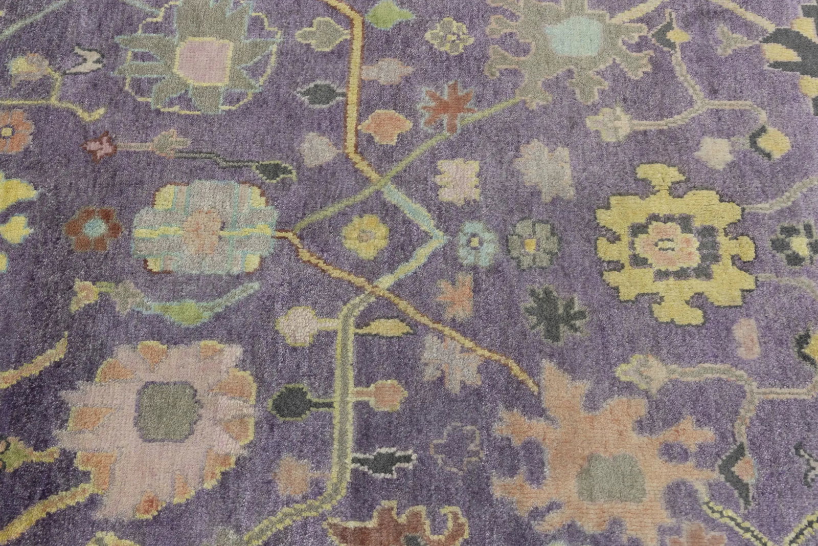 Floral Colorfast 8X10 Oushak Chobi Oriental Rug - 10