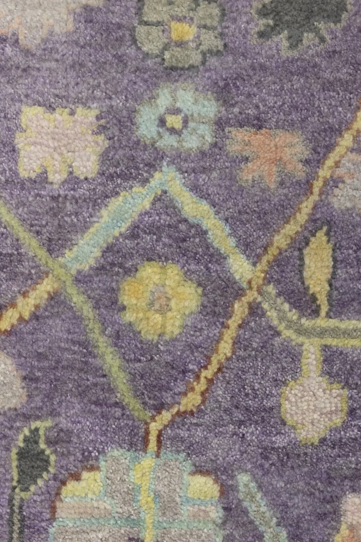 Floral Colorfast 8X10 Oushak Chobi Oriental Rug - 9