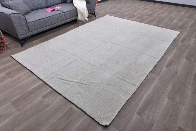 6'8'' x 9'5'' Turkish Handmade Kilim Rug - 241163 - 2