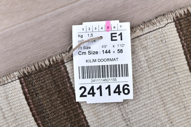 1'10'' x 4'8'' Turkish Flatweave Kilim Rug - 241146 - 14