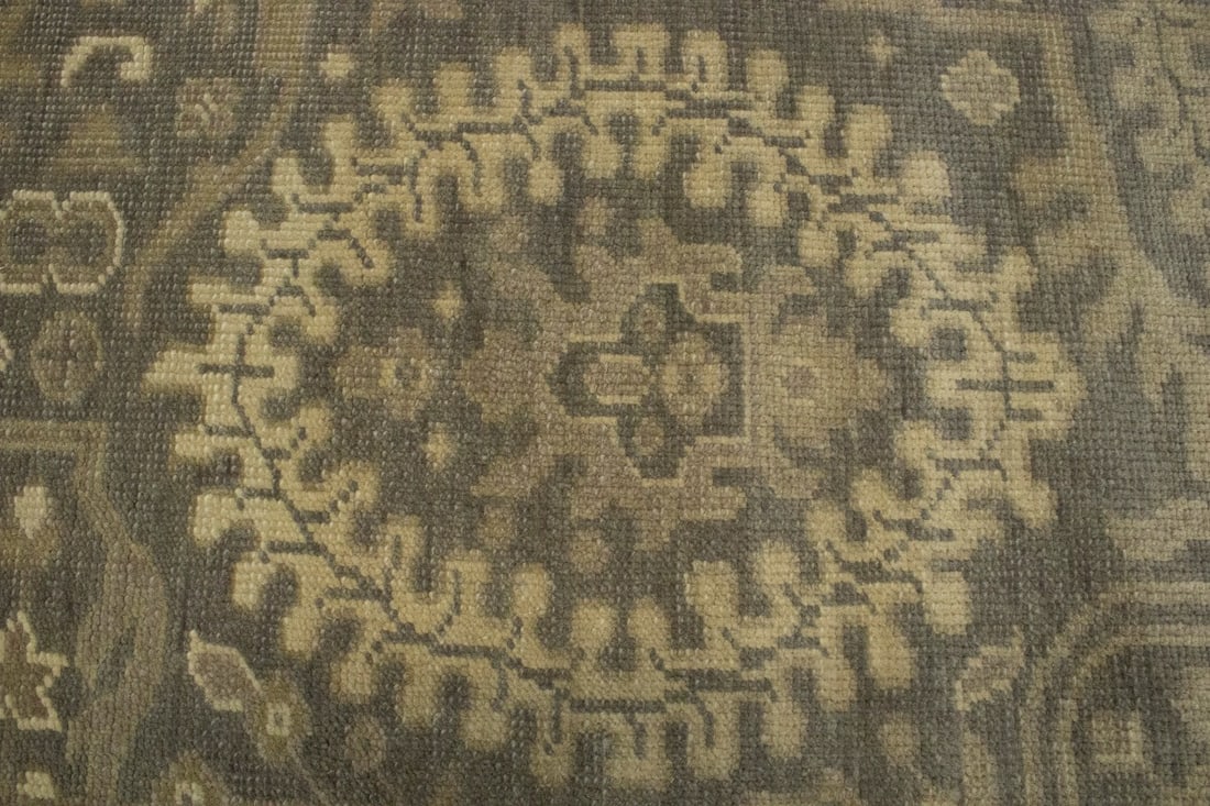 Brown Floral 5'7X8'5 Transitional Oriental Rug - 10