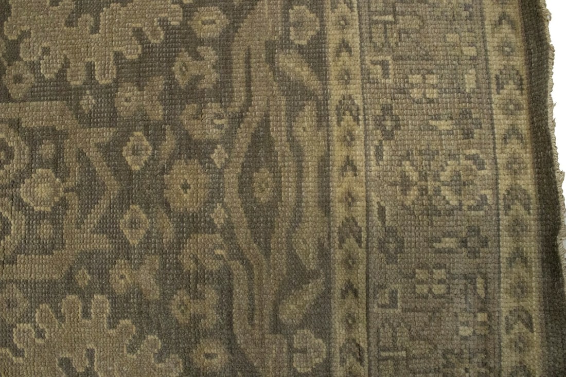 Brown Floral 5'7X8'5 Transitional Oriental Rug - 12