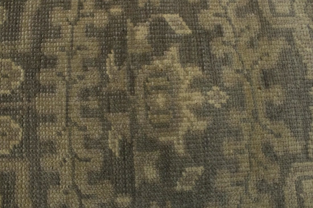 Brown Floral 5'7X8'5 Transitional Oriental Rug - 9