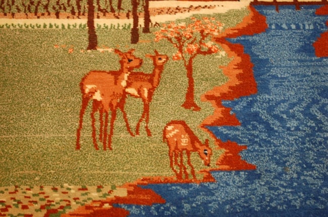 Persian ISFAHAN RUG 2'4" x 2'8" - 6