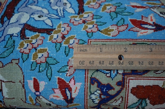 Persian ISFAHAN RUG 3'7"x5'5" - 13
