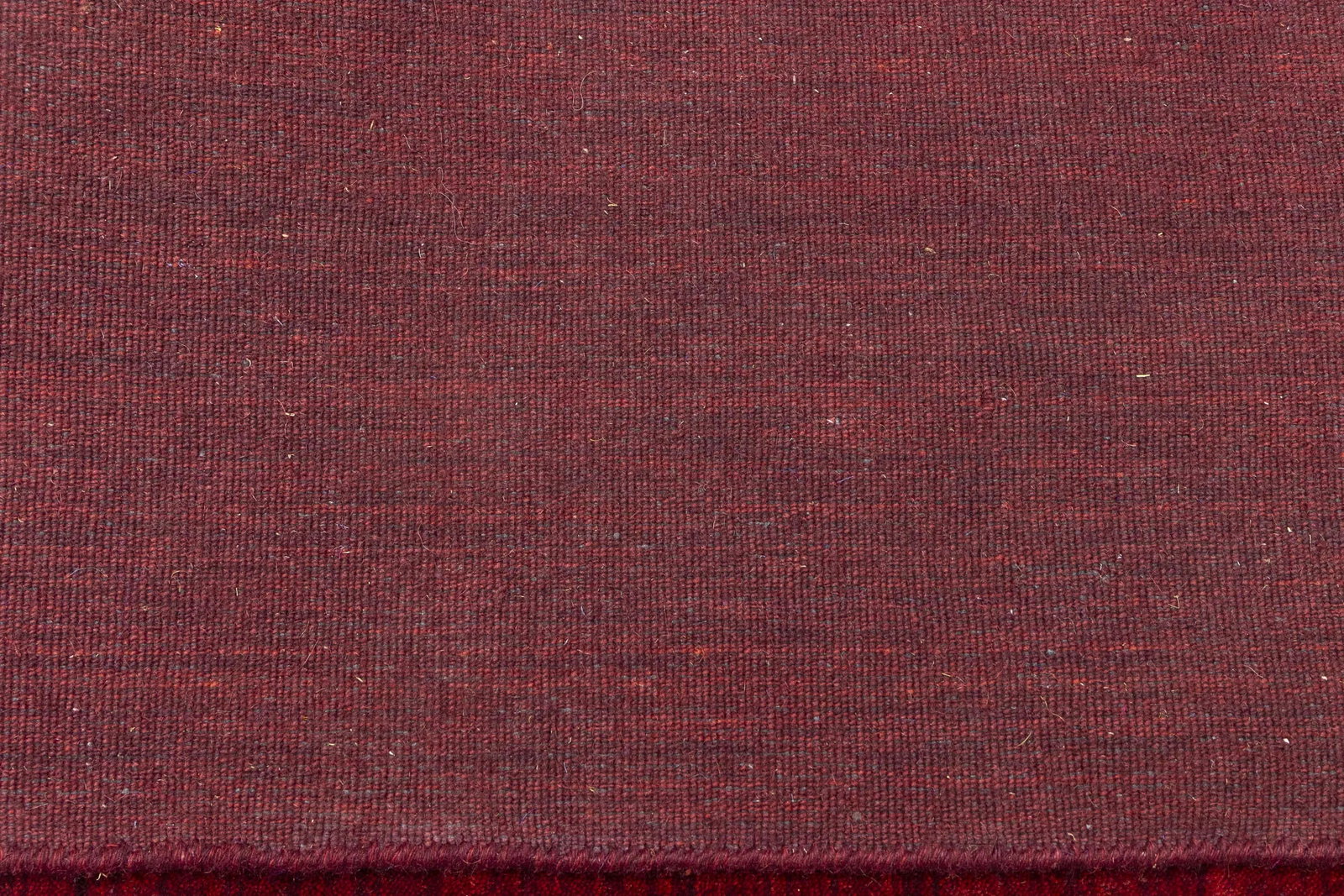 Maroon Red Modern Solid 6X9 Gabbeh Oriental Rug - 14