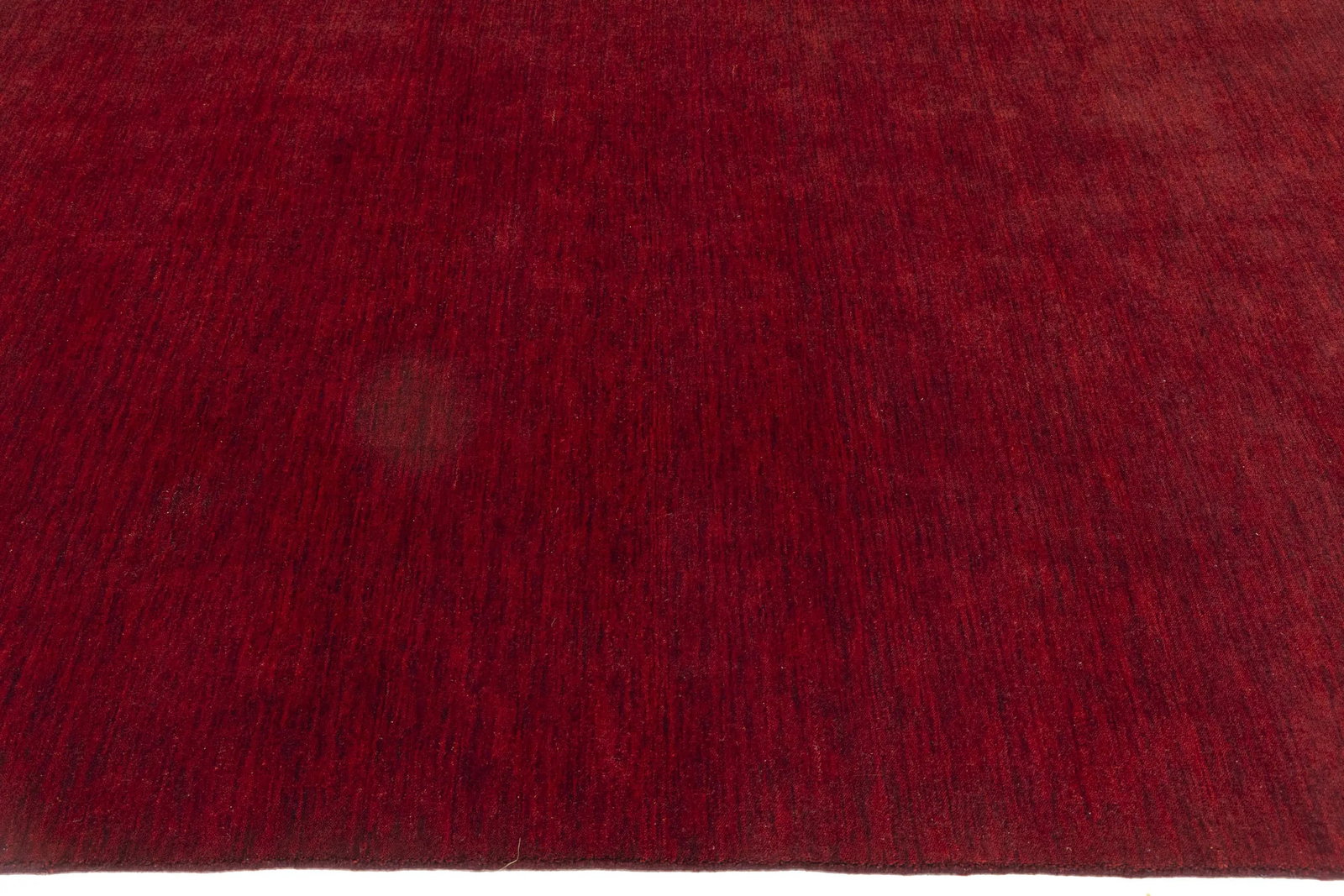 Maroon Red Modern Solid 6X9 Gabbeh Oriental Rug - 8