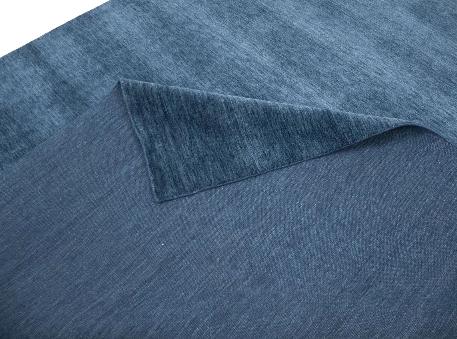 Steel Blue Modern Solid 9X12 Gabbeh Oriental Rug - 10