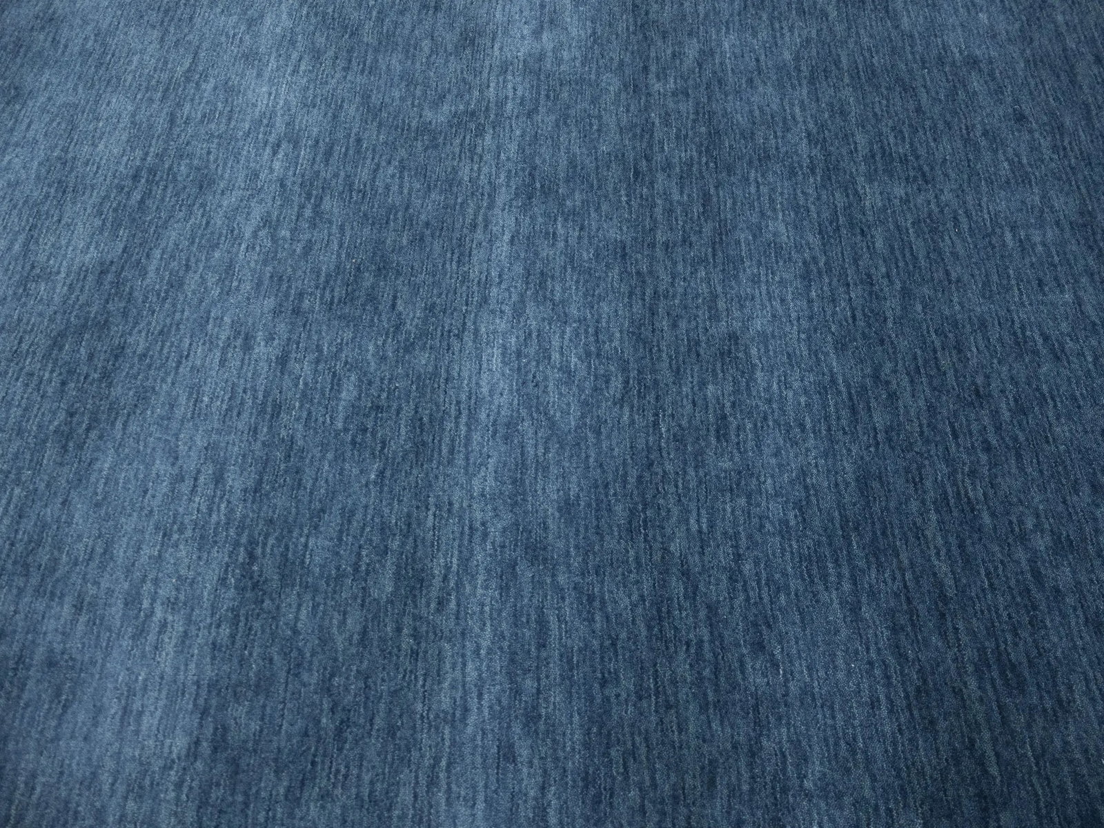 Steel Blue Modern Solid 9X12 Gabbeh Oriental Rug - 6