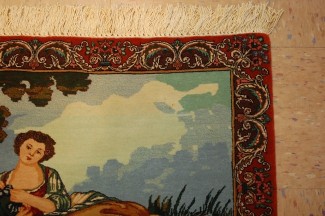 Persian TABRIZ RUG 2'4" x 3'4" - 5