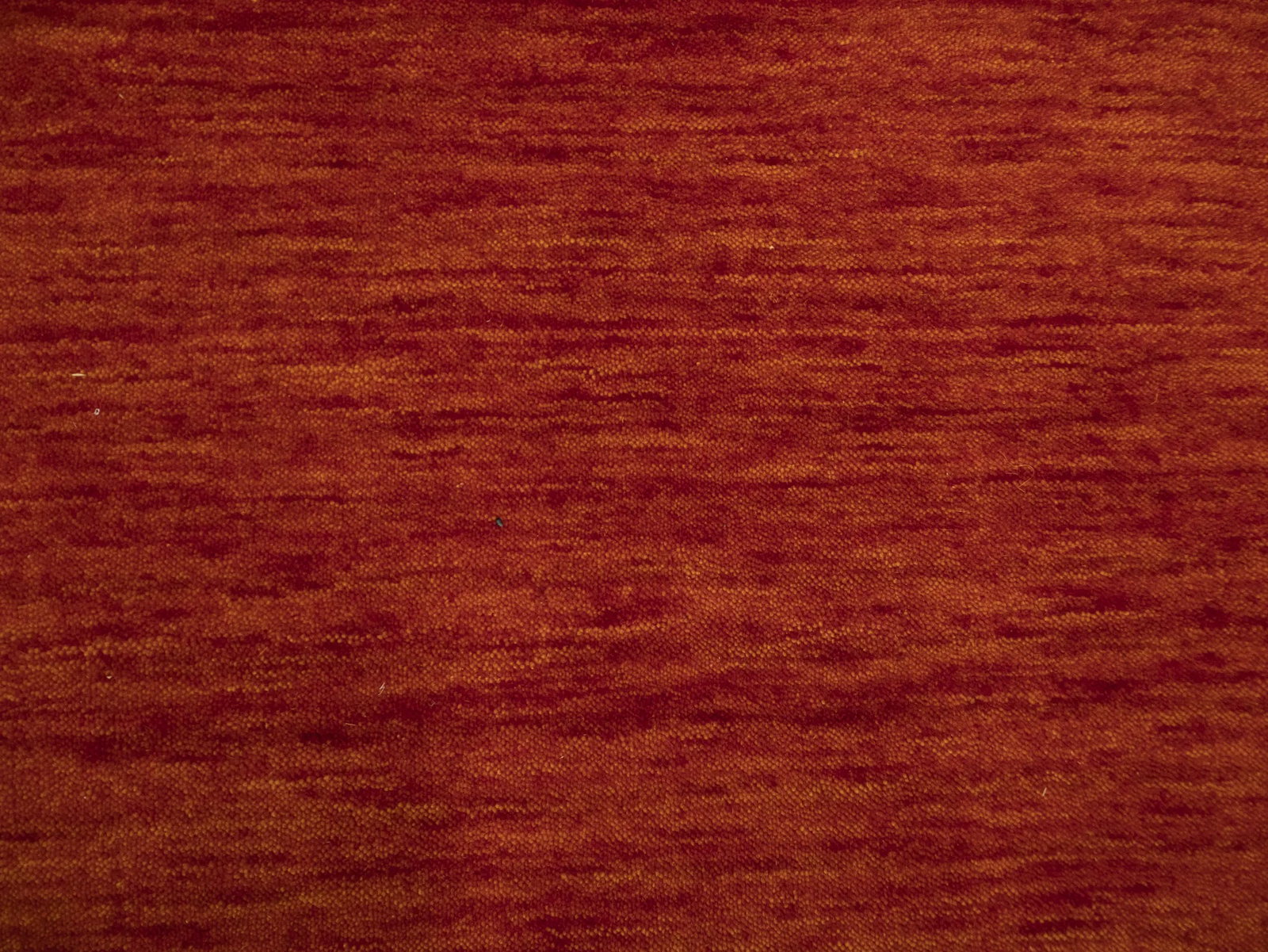 Orange Red Modern Solid 5X8 Gabbeh Oriental Rug - 8