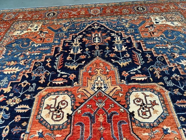Stunning Fine Serapi Rug 10x13.9 - 10