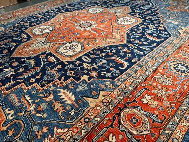 Stunning Fine Serapi Rug 10x13.9 - 7