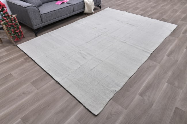 6'9'' x 9'7'' Turkish Handmade Kilim Rug - 241167 - 2