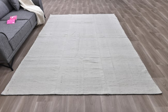 6'9'' x 9'7'' Turkish Handmade Kilim Rug - 241167 - 3