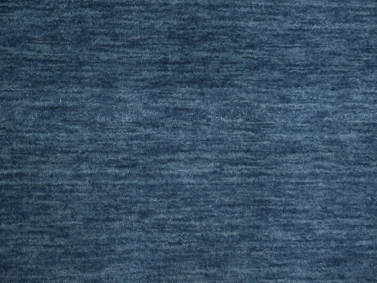 Steel Blue Modern Solid 3X10 Gabbeh Oriental Runner Rug - 8