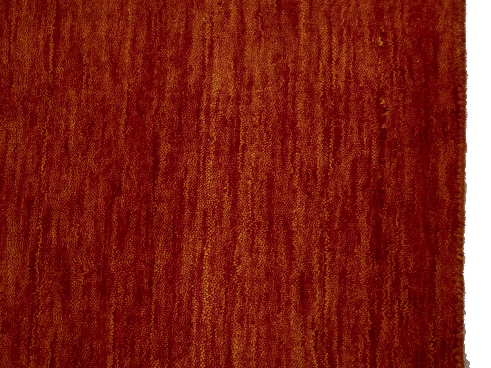 Orange Red Modern Solid 8X10 Gabbeh Oriental Rug - 10