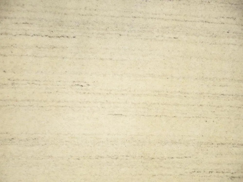 Cream Modern Solid 4X6 Gabbeh Oriental Rug - 7