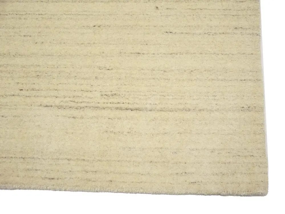 Cream Modern Solid 4X6 Gabbeh Oriental Rug - 9