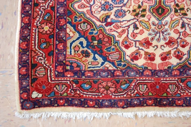 Persian SAROUK RUG 2'9" x 3'6" - 2