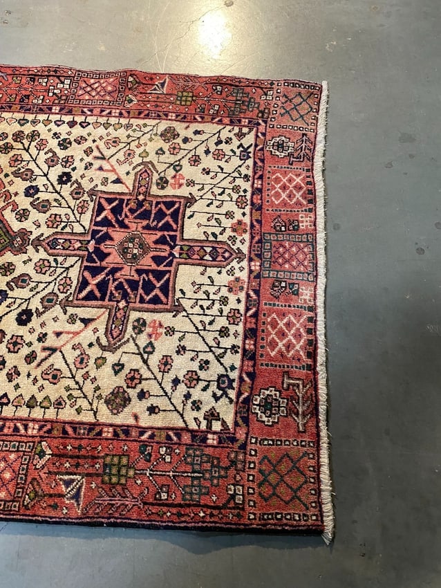 EXQUISITE PERSIAN HERIZ RUNNER 3'.9" X 10'.7" - 10
