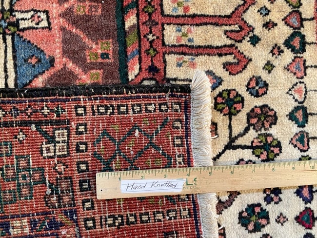 EXQUISITE PERSIAN HERIZ RUNNER 3'.9" X 10'.7" - 11
