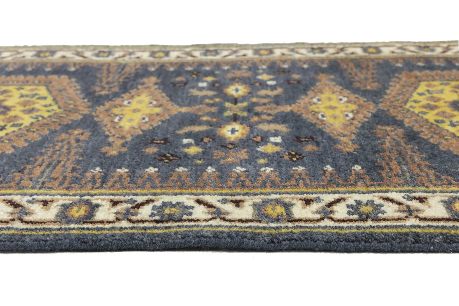 Gray Tribal 3X9 Indo-Viss Oriental Runner Rug - 13