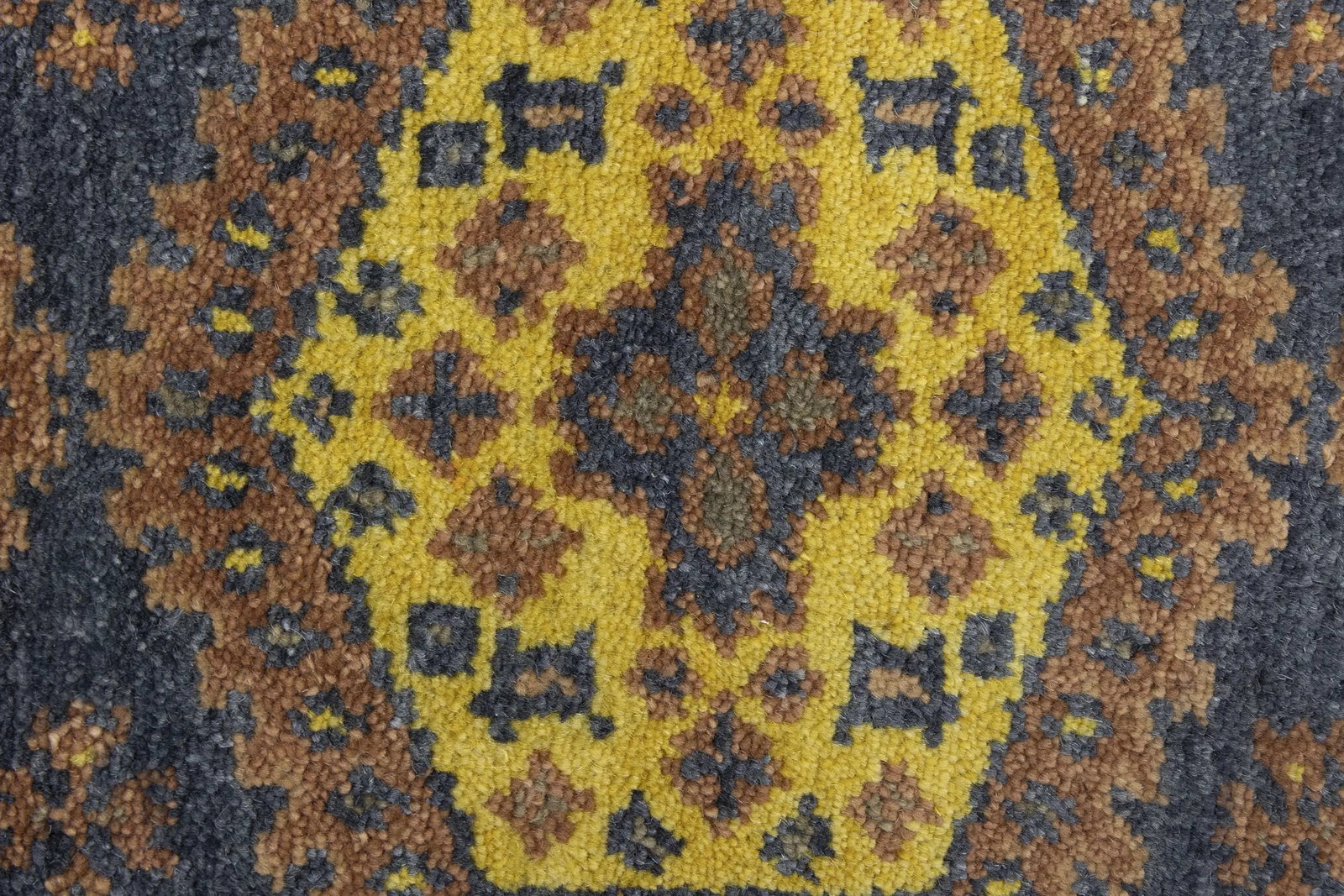 Gray Tribal 3X9 Indo-Viss Oriental Runner Rug - 8