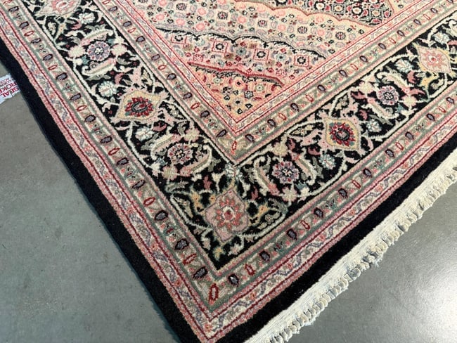 Superb Silk&Wool Tabriz Rug 4x6 - 3