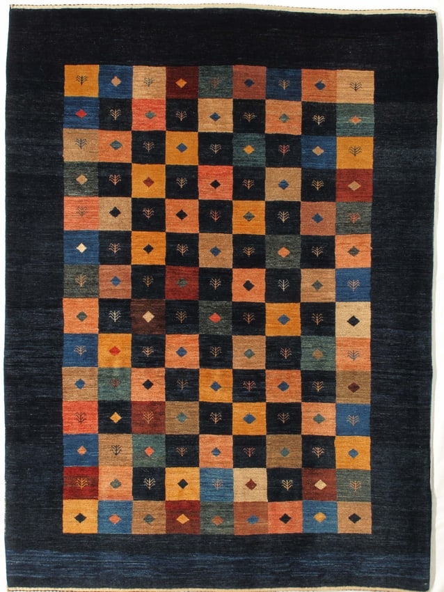 Lori-Gabbeh 4.11x6.9: Title:Lori-Gabbeh 4.11x6.9 Origin:Iran Year:New Materials:wool Size:4.11x6.9 Description:Lori Gabbeh Persian Reserve: $1,350.00 Shipping: Domestic: Flat-rate of $120.00 to anywhere within the contiguo