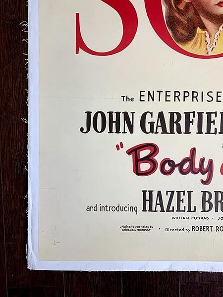 Body & Soul - James Garfield - A (1947) US One Sheet Movie Poster LB - 6