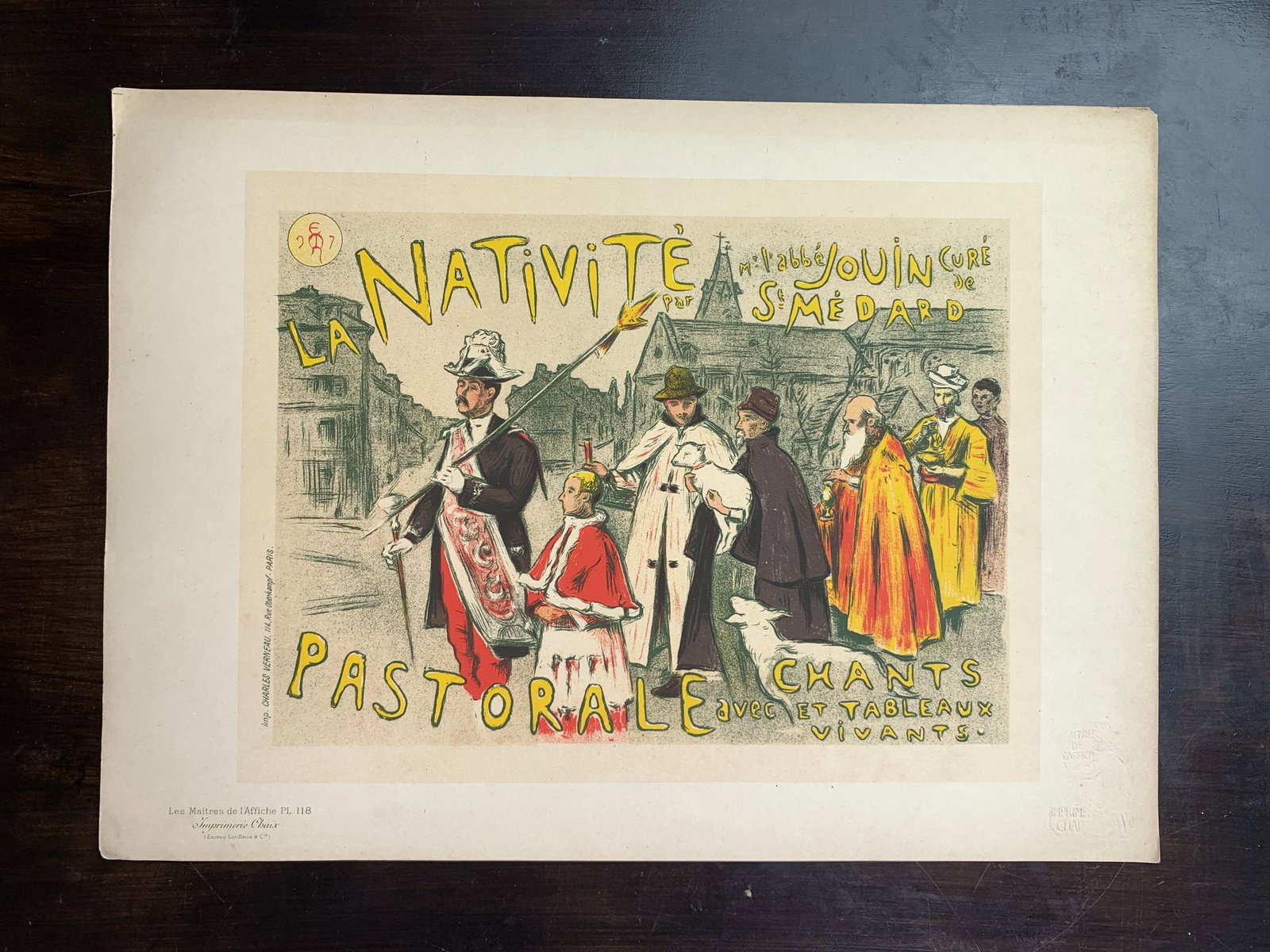 Les Maitres de l'Affiche (1898) 7 French Lithos #108,118,100,106,120,107,119 - 2