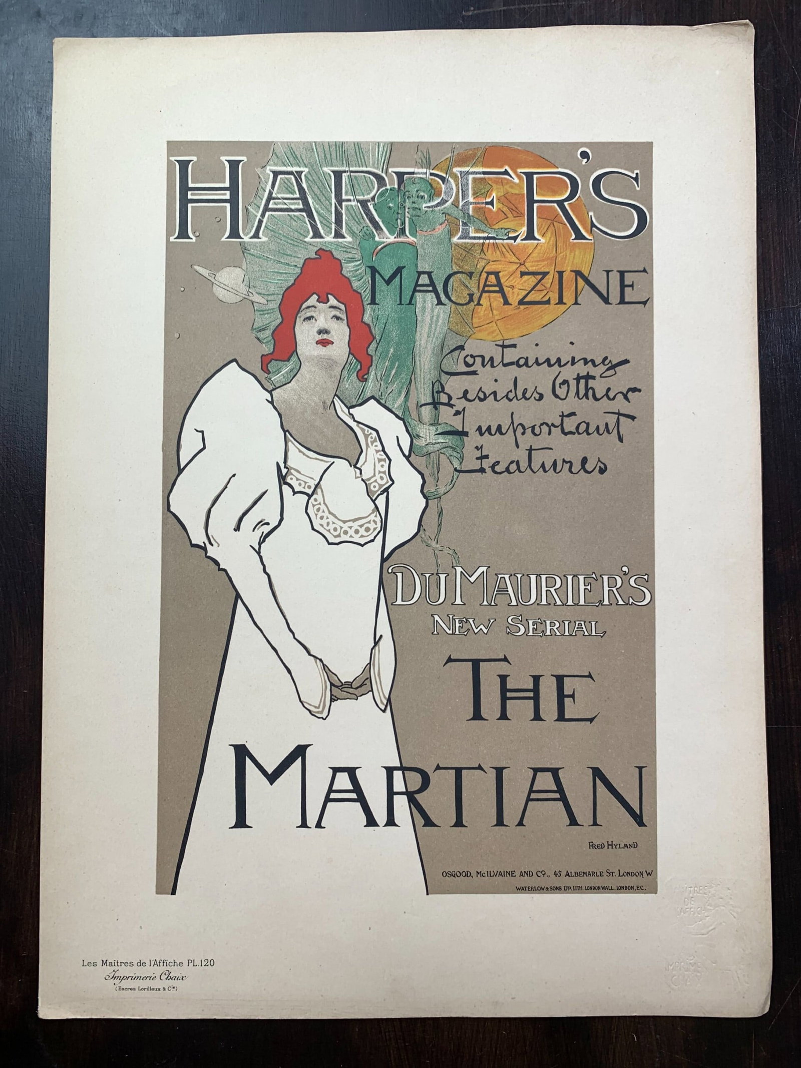 Les Maitres de l'Affiche (1898) 7 French Lithos #108,118,100,106,120,107,119 - 5