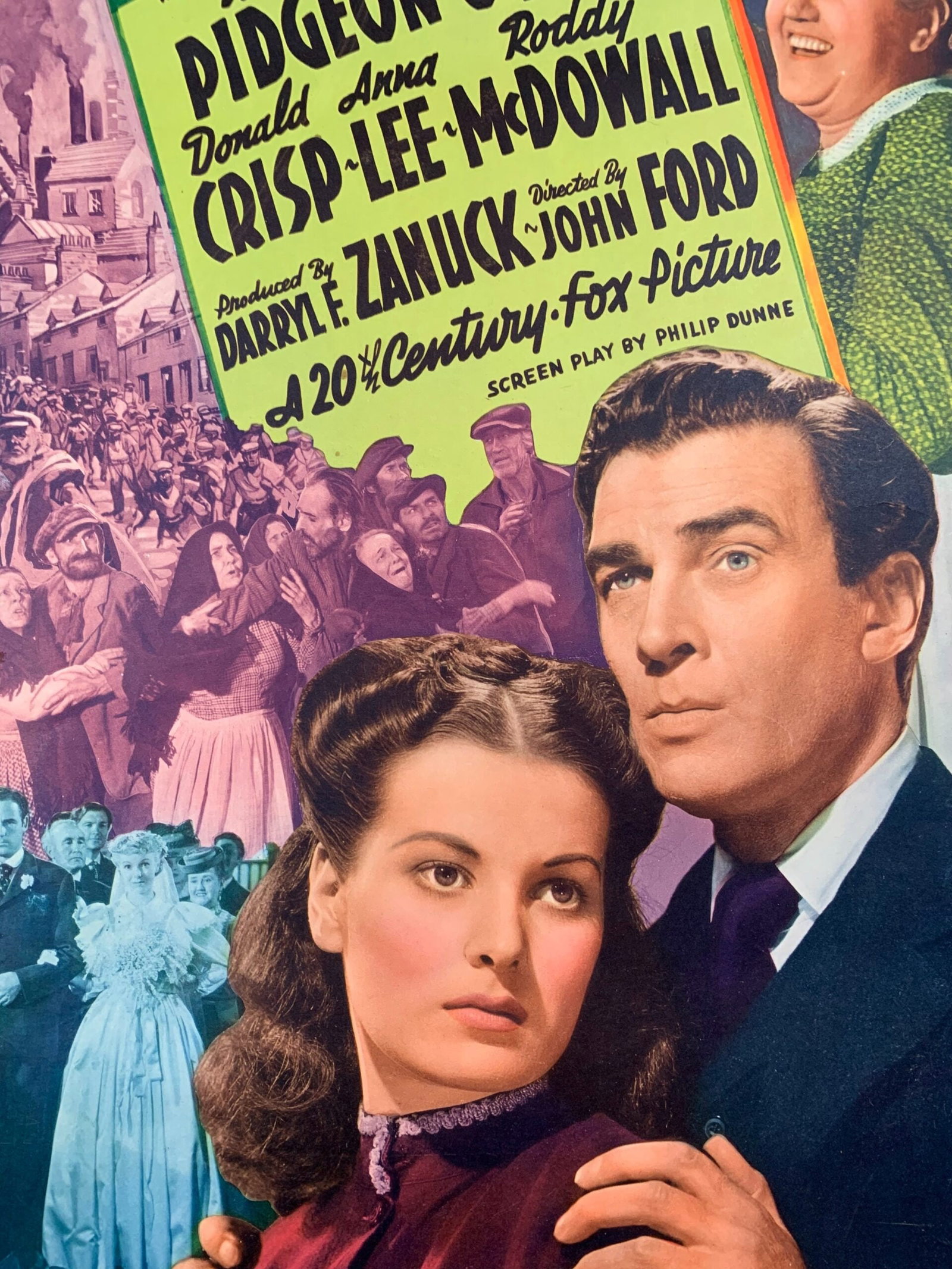 How Green Was My Valley - Best Picture (1941) US Insert Movie Poster - 5