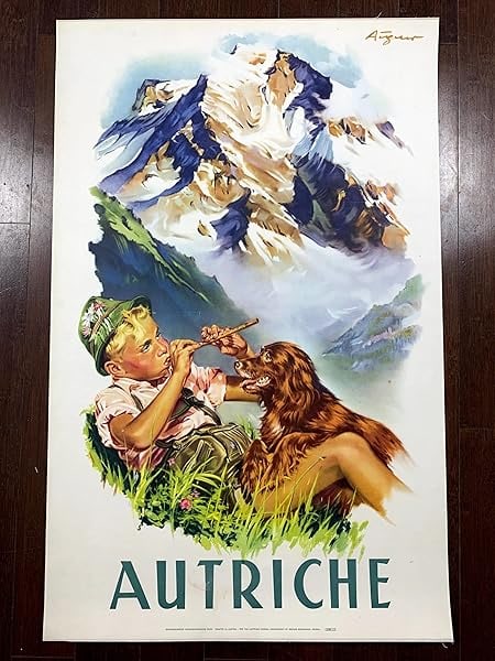 Autriche - Art By Andre Gerand (1930) 25.25x37.5 Austrian Travel Advertising Poster LB (1 of 5)