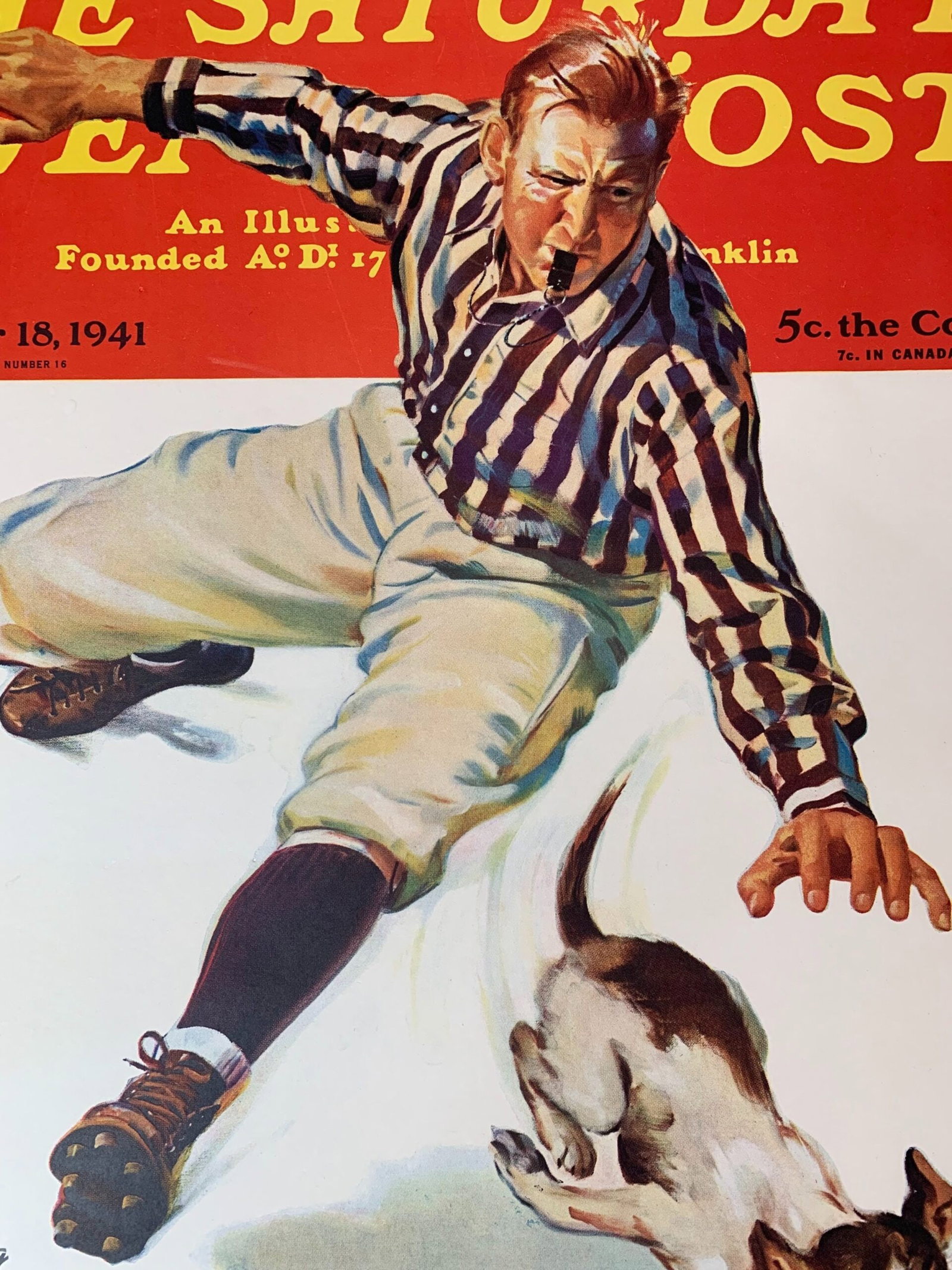 Saturday Evening Post - Art By Lonie Bee (1941) 22x28 US Newstand Poster - 6