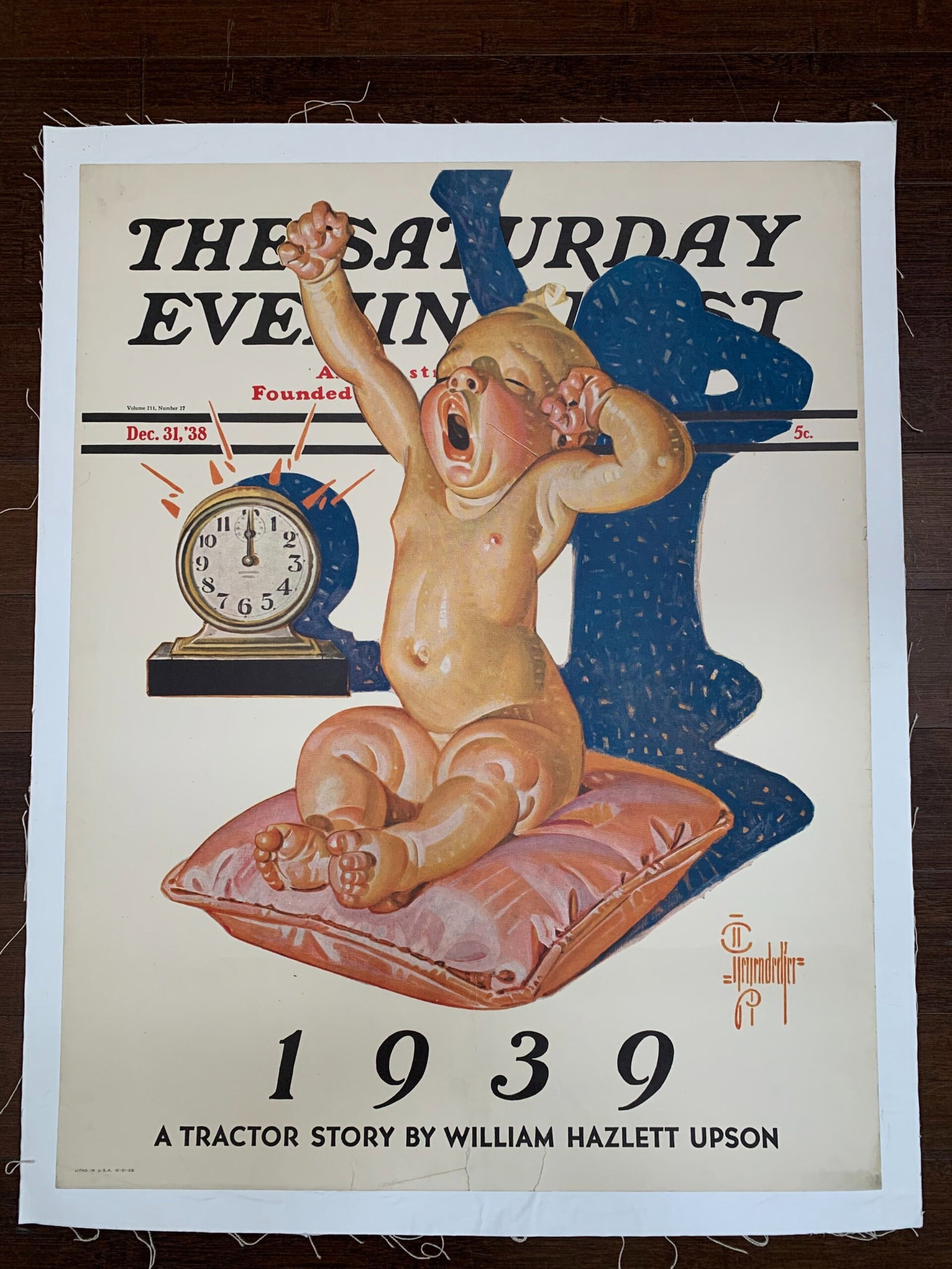 Saturday Evening Post - Art By J.C. Leyendecker (1938) 22x28 US Newstand Poster (1 of 6)