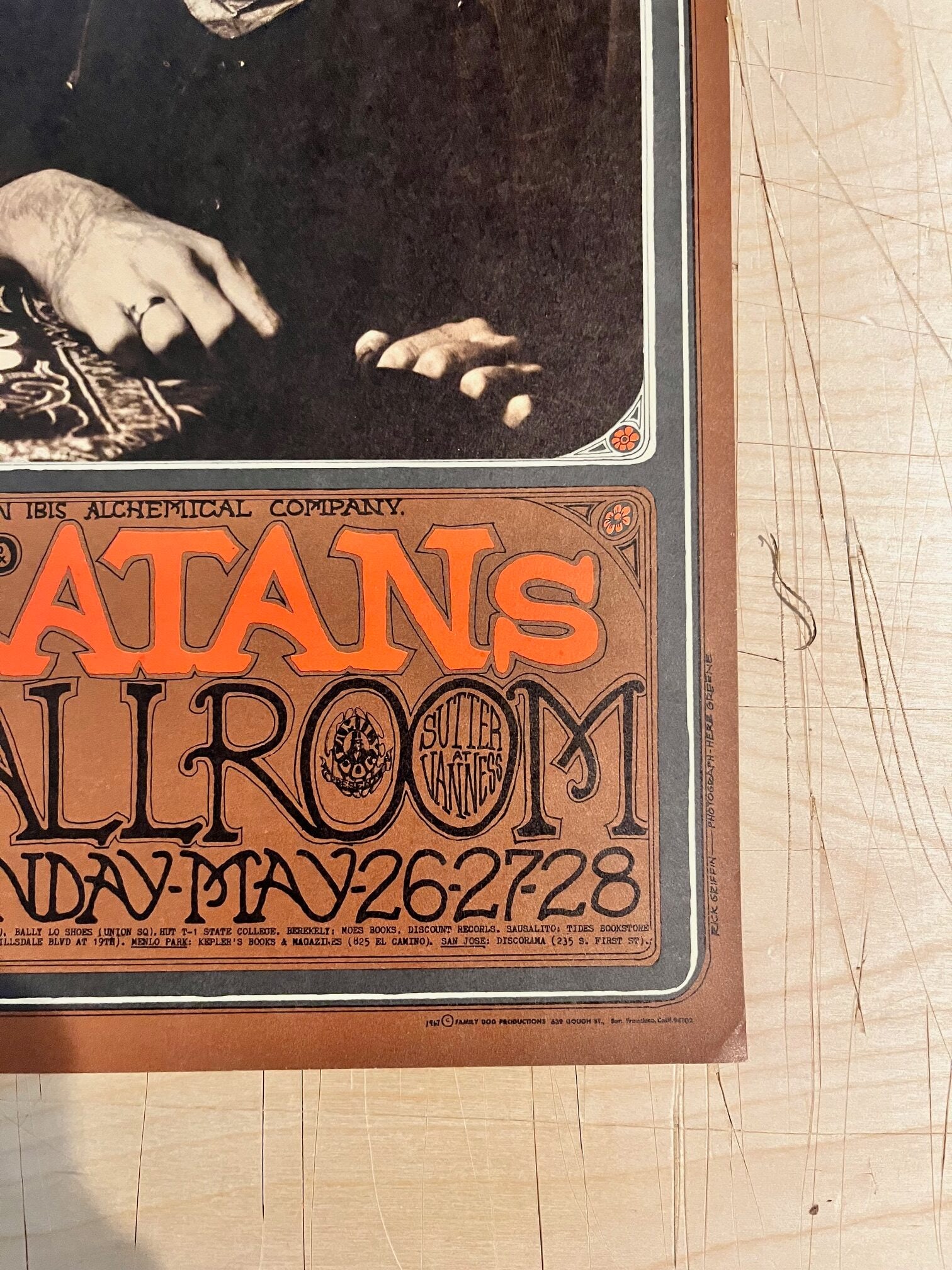 Charlatans - Rare First Print (1967) US Concert Poster - 5