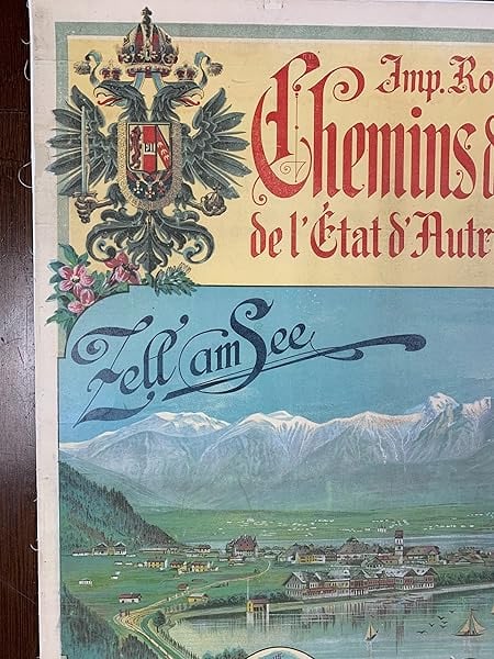 Chemins De Fer - Moserboden - Art By J. Politzer (1921) 26.75x37.625 French Travel Poster LB - 9