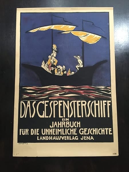Das Gespensterschiff - Art By Willenstein (1920) 19.625x29 German Advertising Poster - 2