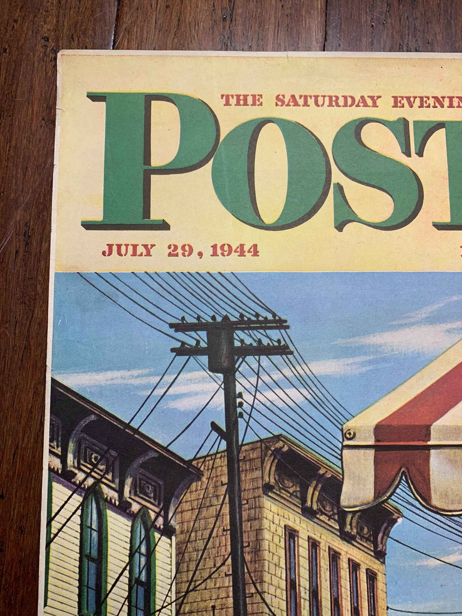 22x28 1944 Newstand Poster Saturday Evening Post - Art By Stevan Dohanos dripping Cones - 2