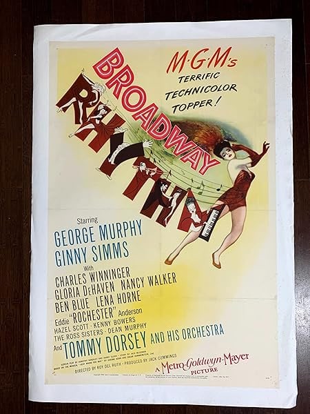 Broadway Rhythm - Art By Hirschfeld (1944) US One Sheet Movie Poster LB - 2