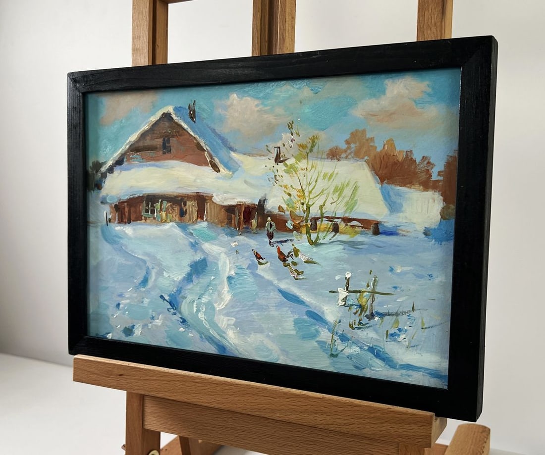 Oil painting Winter comfort Yuriy Suprunchuk - 2