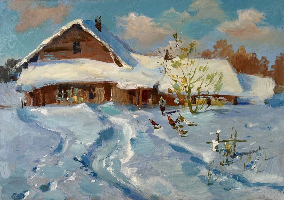Oil painting Winter comfort Yuriy Suprunchuk - 3