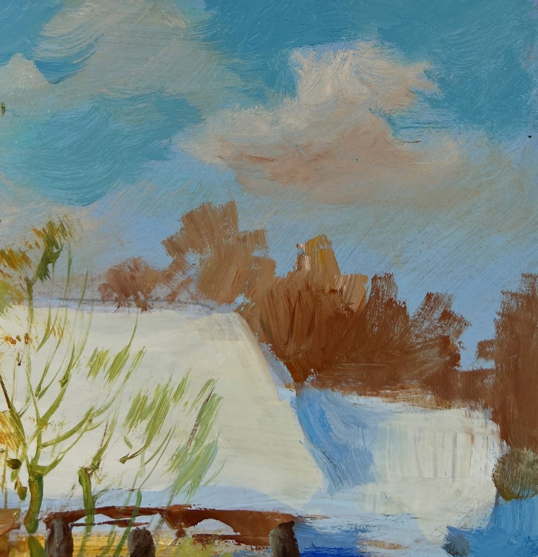 Oil painting Winter comfort Yuriy Suprunchuk - 4