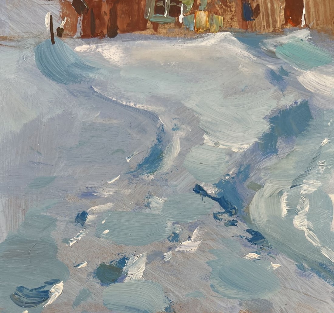 Oil painting Winter comfort Yuriy Suprunchuk - 7