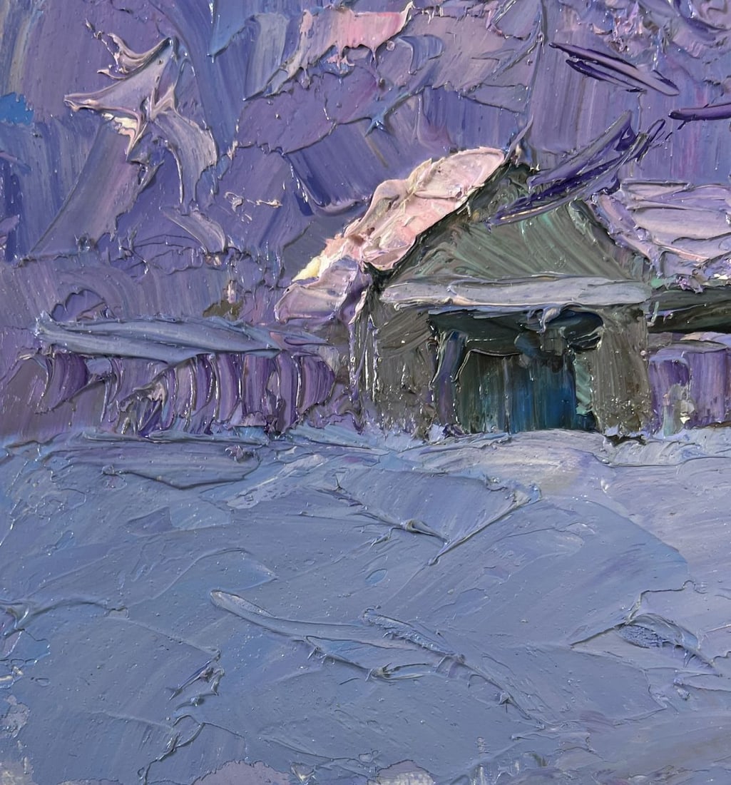 Oil painting Dear wintertime Boris Serdyuk - 7